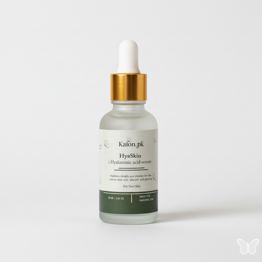 Hyaskin™ Hyaluronic Acid + B5 Serum | Deep Hydration for Desi Skin