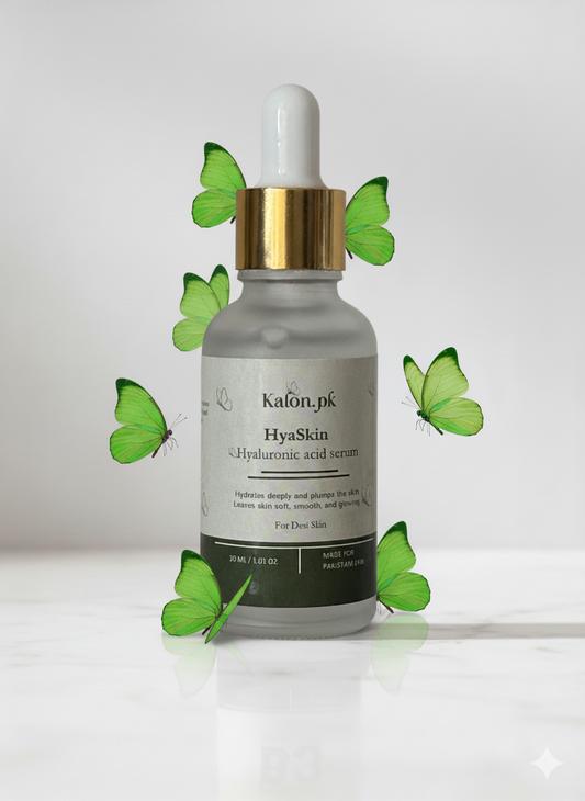 Hyaskin™ Hyaluronic Acid + B5 Serum | Deep Hydration for Desi Skin